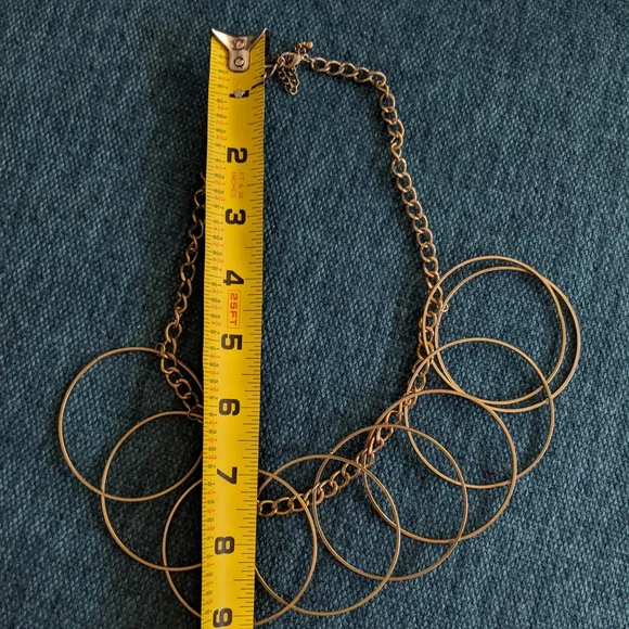 Gold Hoops Necklace - Picture 2 of 5